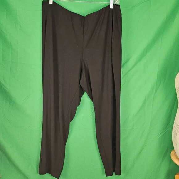 J Jill Wearever Collection Womens Black Forward Seam Slim Ankle Pants 3X - Picture 1 of 4